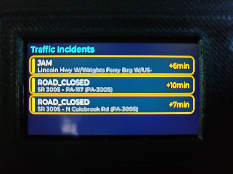 Traffic Incidents